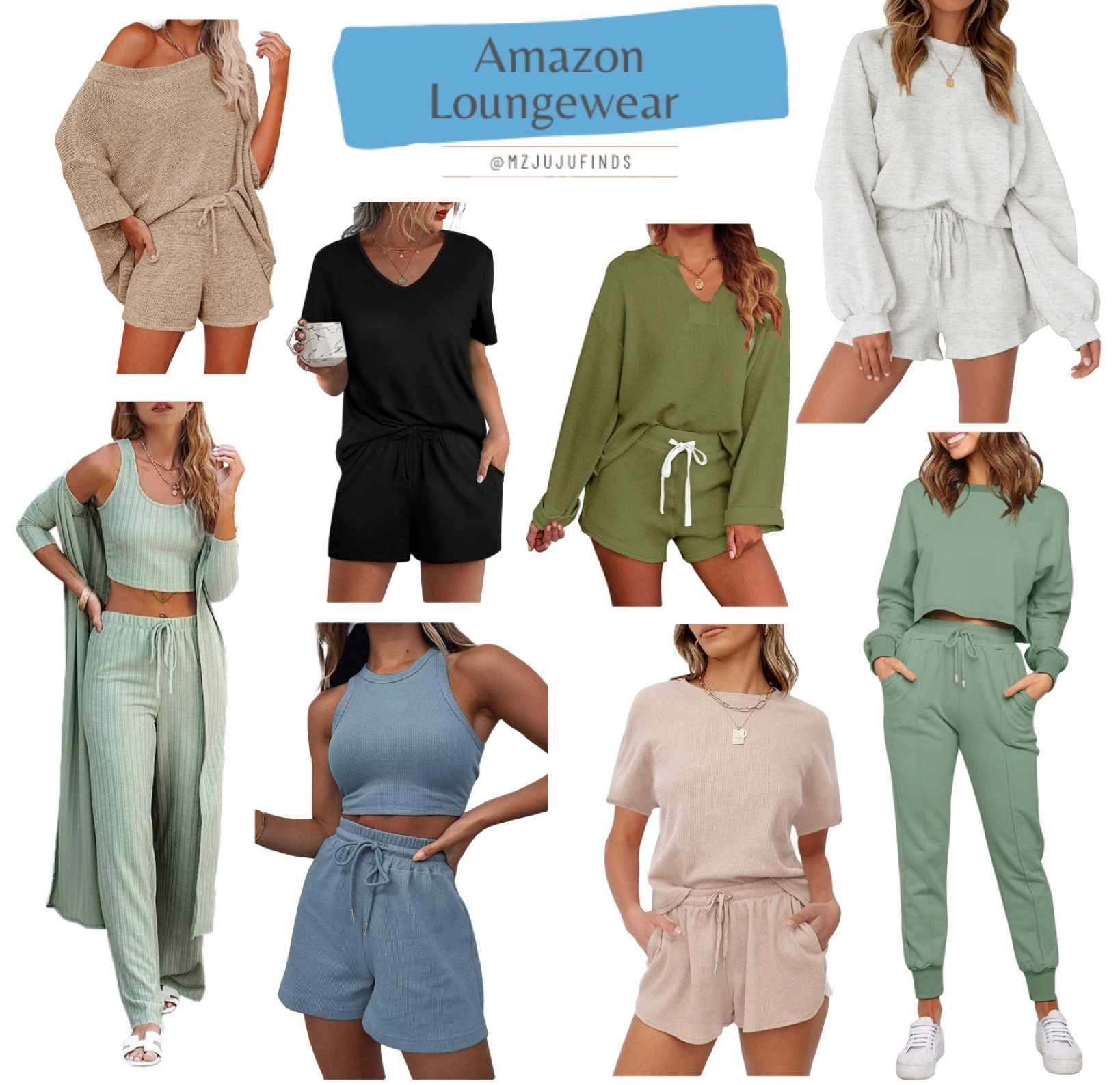 Lounge sets are a must. These are some of the top rated sets on Amazon 

#LTKunder50 #LTKFind #LTKunder100