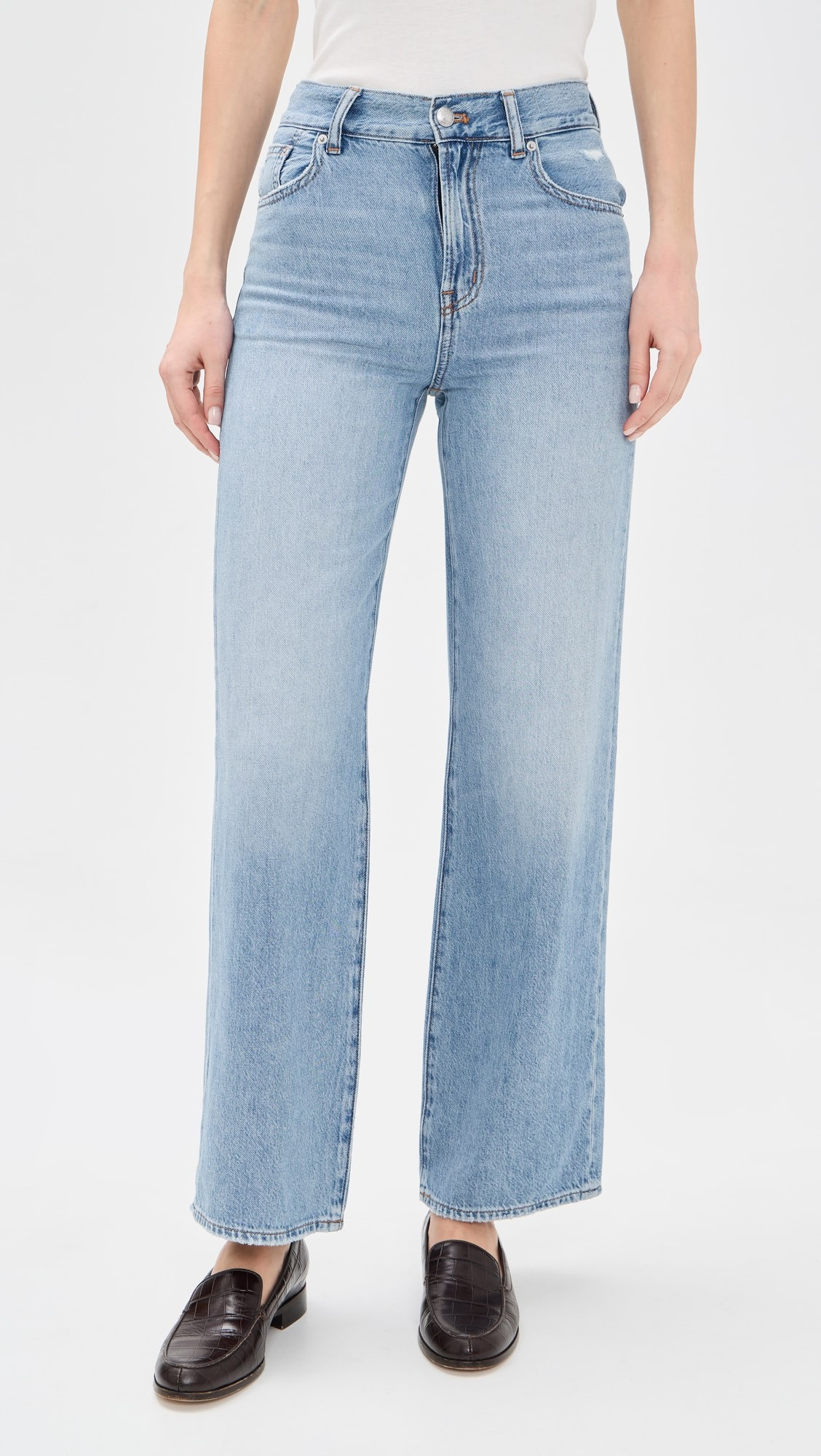 The Perfect Vintage Wide Leg Jeans In Airy Denim | Shopbop