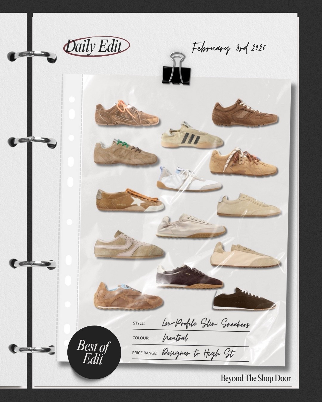 The Best Neutral Low-Profile Slim Sneakers.

The new must-have trainer style for an elevated, modern wardrobe. Neutral low-profile sneakers feel sleek, refined, and quietly confident, less sporty, more intentional. 

There’s no doubt that Miu Miu and Dries Von Noten have led the way in these popular trainer silhouettes.

They’re the effortless upgrade to everyday dressing, working seamlessly with everything from tailored trousers to relaxed denim. 

This edit features my personal favourites, from designer investment styles to well-priced alternatives.

#LTKOver40