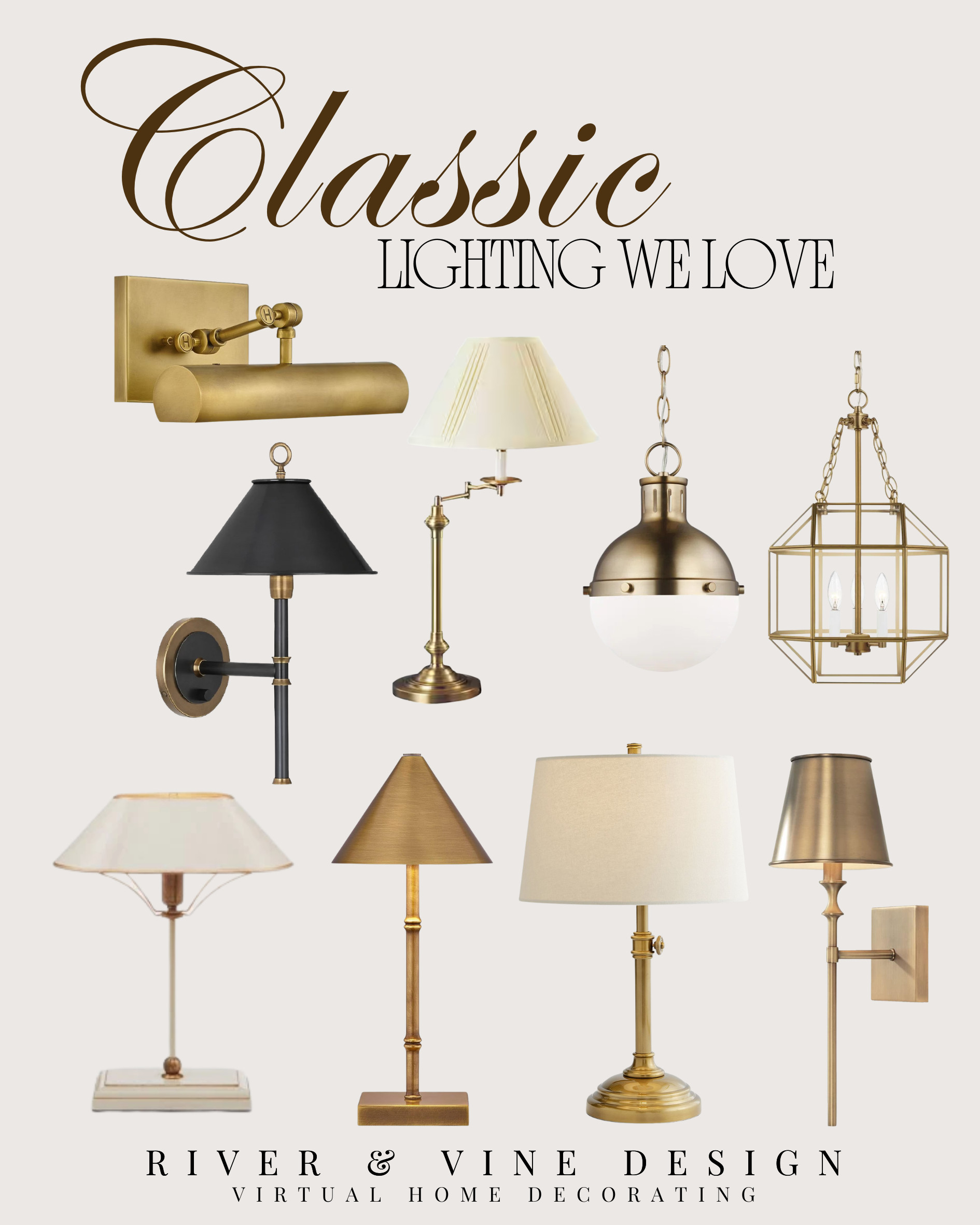 Classic lighting will always have my heart. I love pieces that feel collected, timeless, and a little more elevated than your average fixture — antique brass finishes, tailored shades, and shapes that work in almost any room.

These are the kind of lights that make a space feel finished without trying too hard. Perfect for entryways, bedrooms, hallways, reading corners, or anywhere you want a little more warmth and character.

I may receive a commission when you shop through my links. 

 #LTKHome