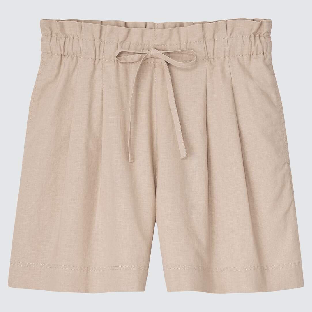 Linen Cotton Blend Shorts | UNIQLO UK | UNIQLO (UK)