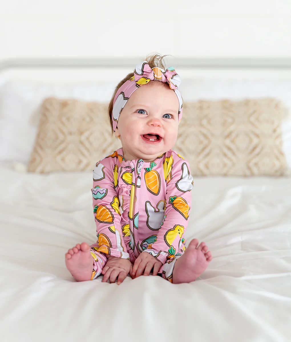 Pink Easter Romper | Little Pajama Co.