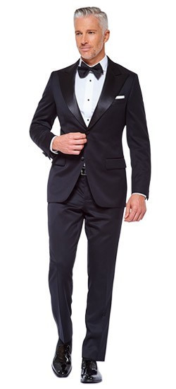 Men's Custom Suits - Hampton Black Tuxedo | Indochino