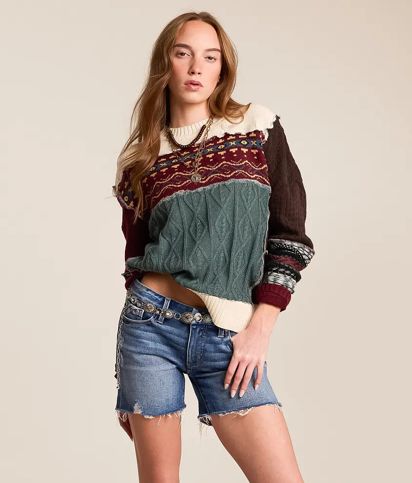 Pieced Sweater | Buckle