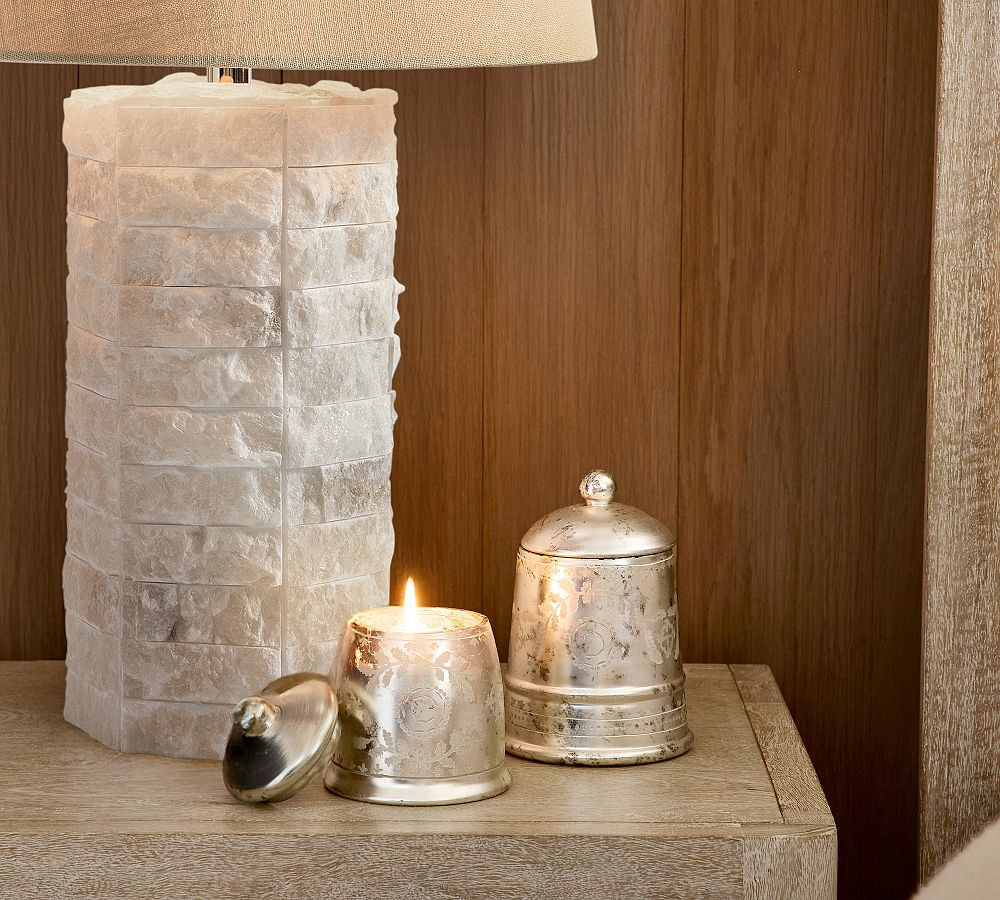 Etched Bell Candle - Balsam Fir Vetiver | Pottery Barn (US)