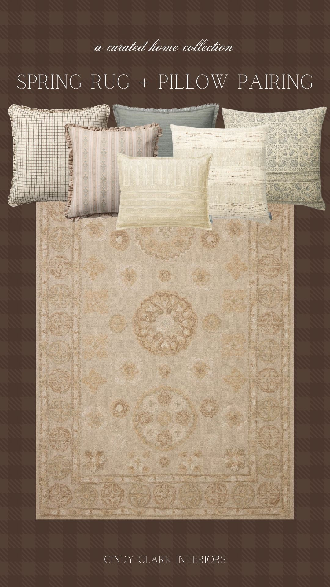 I’m loving this combination for spring! All the patterns, soft neutrals and light pastels. This rug is absolutely beautiful—we have it in our second guest bedroom and it’s the prettiest base. 

#LTKHome