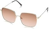 Calvin Klein Women's CK19133S Aviator Sunglasses, Rose Gold/Grey, 57 mm | Amazon (US)