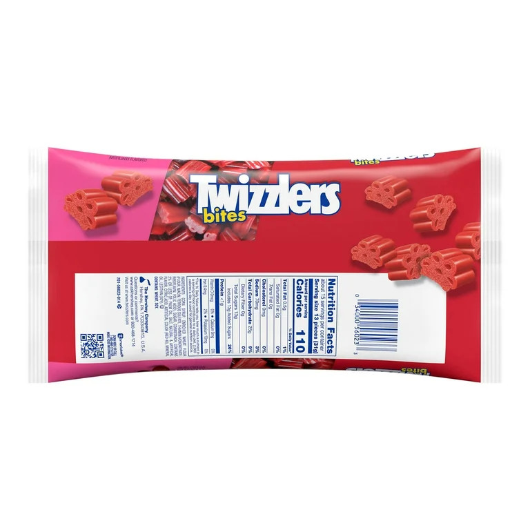 Twizzlers Bites Cherry Flavored Licorice Style Candy, Bag 16 oz | Walmart (US)
