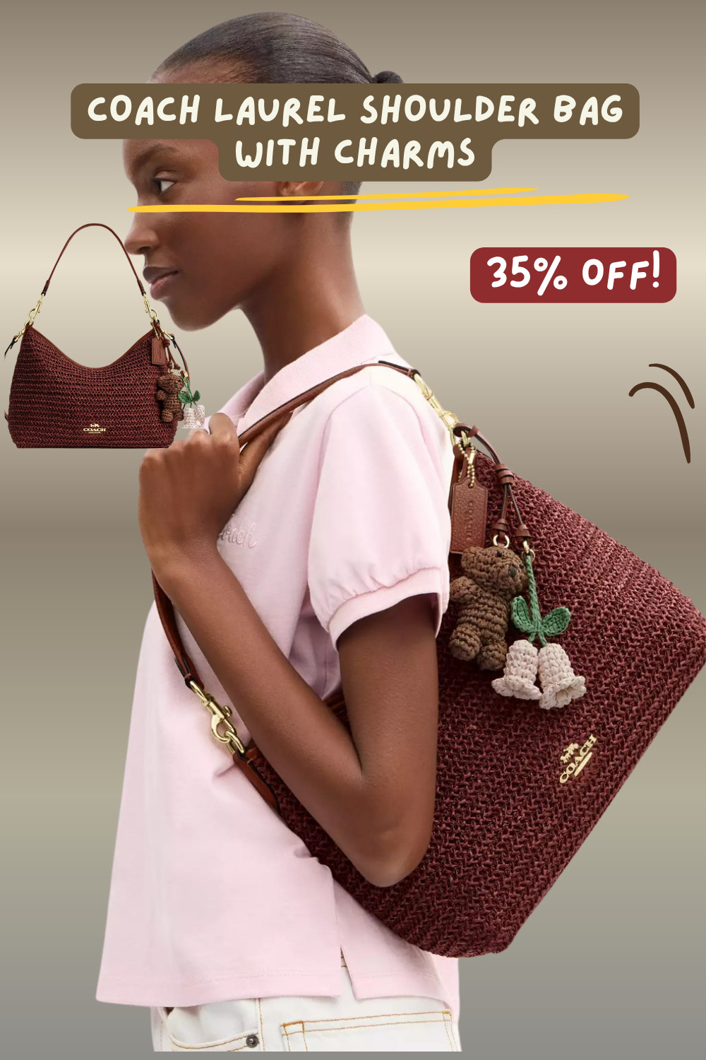 ✨ Coach Laurel Shoulder Bag With Charms ✨
The Perfect Everyday Bag with the Cutest Details 🤎

The Coach Laurel Shoulder Bag is already a beautiful everyday bag... but the adorable charms make it even more special 💕

Spacious enough for your daily essentials while still looking sleek and elegant, this is the kind of bag you'll reach for every day.

 

 #LTKstyletip #LTKbag #LTKgiftguide