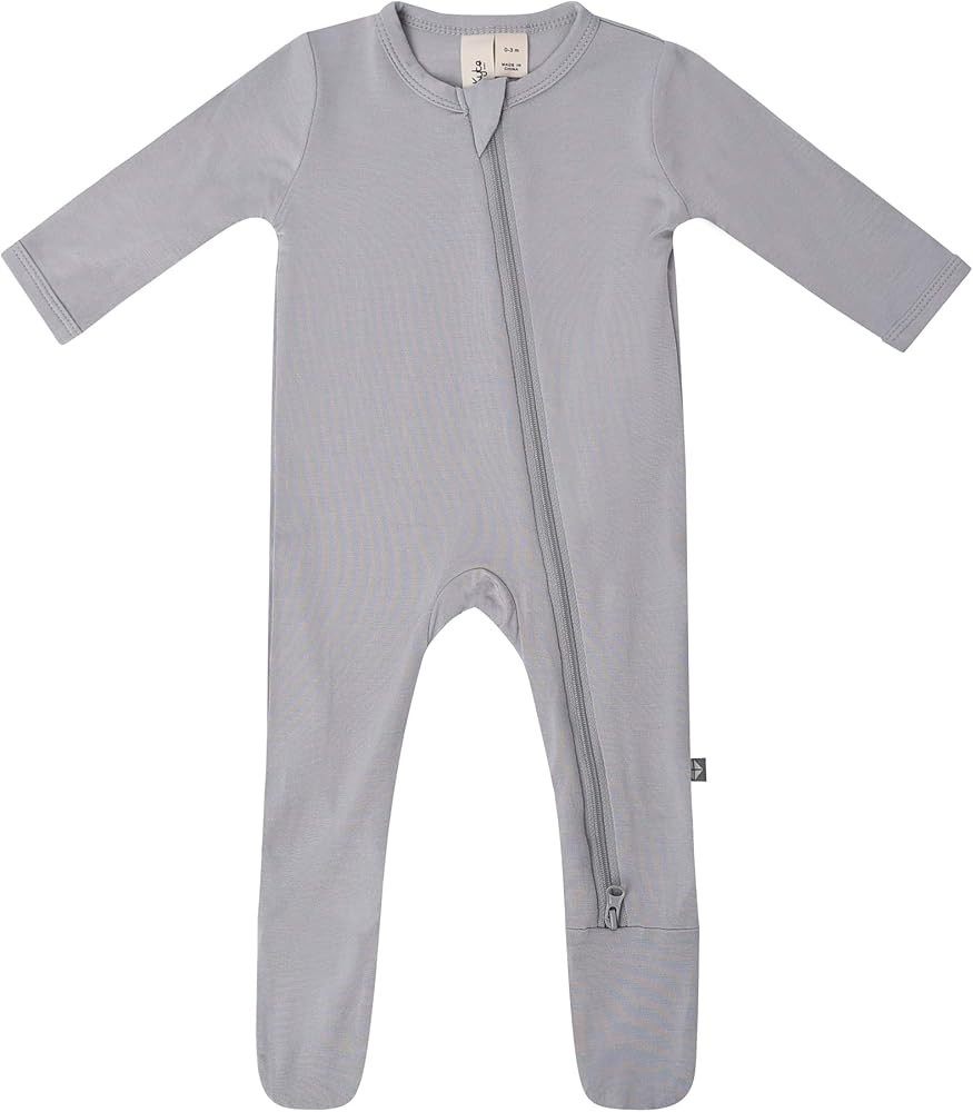 KYTE BABY Unisex Zipper Closure Footies, Rayon Made From Bamboo, 0-24 Months | Amazon (US)