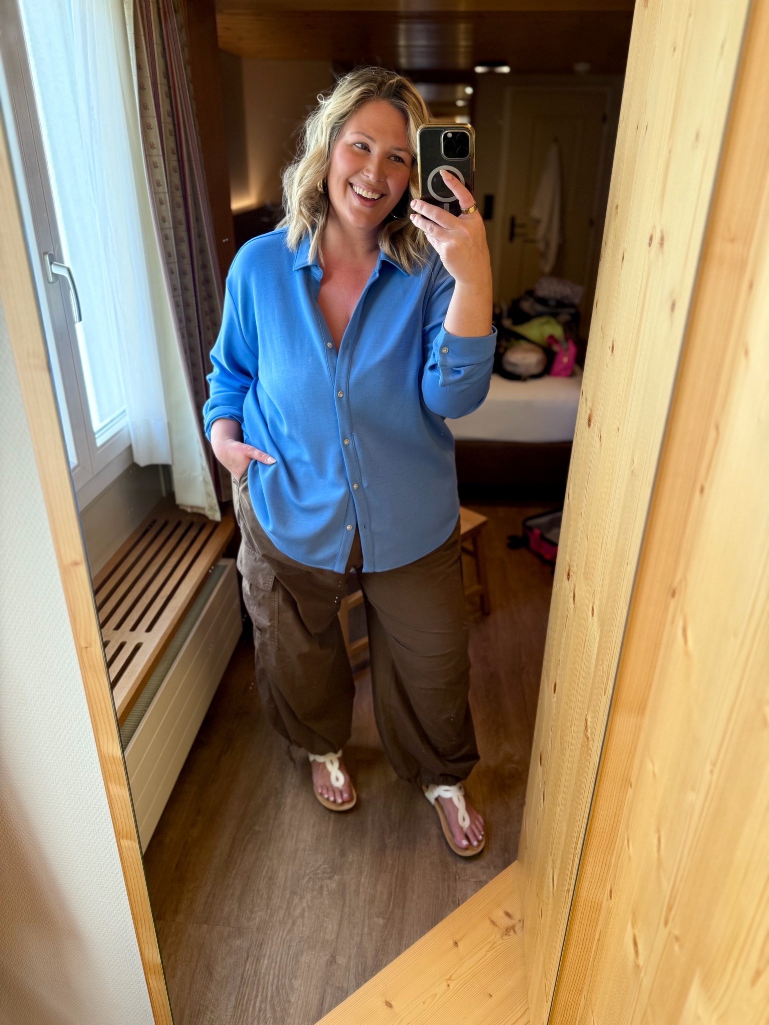Wearing an XXL in the pants and a 2X in the top! Outfit inspo, casual outfit, plus size, apron belly, summer fashion, mom life

#LTKSeasonal #LTKMidsize #LTKPlusSize