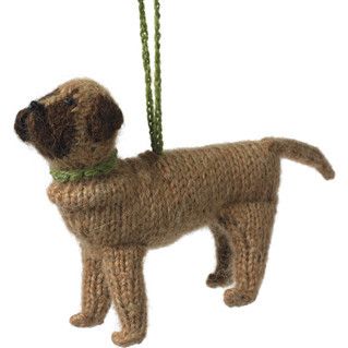 Hand Knit Alpaca Wool Mastiff Dog Ornament - Arcadia Home Ornaments & Toppers | Maisonette | Maisonette