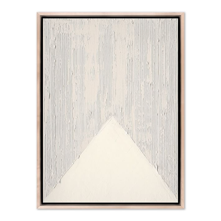 Triangles Saturated Framed Wall Art by The Holly Collective | West Elm (US)