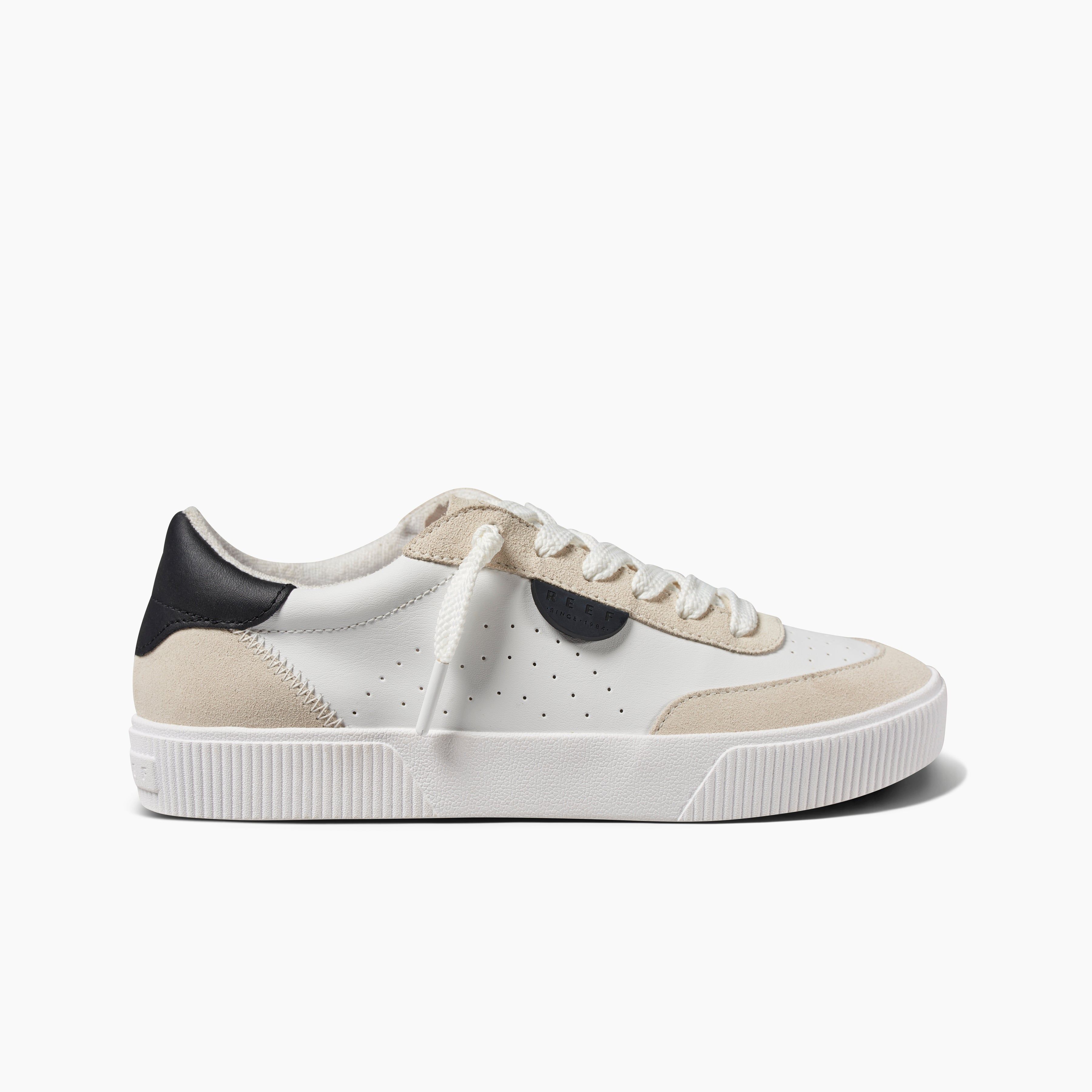 Women's Lay Day Seas Shoes in White Black Lese | REEF® | Reef