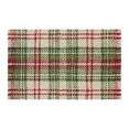 Holiday Time Ivory Plaid Rayon, Jute & Cotton Indoor Accent Rug 20" x 34" | Walmart (US)