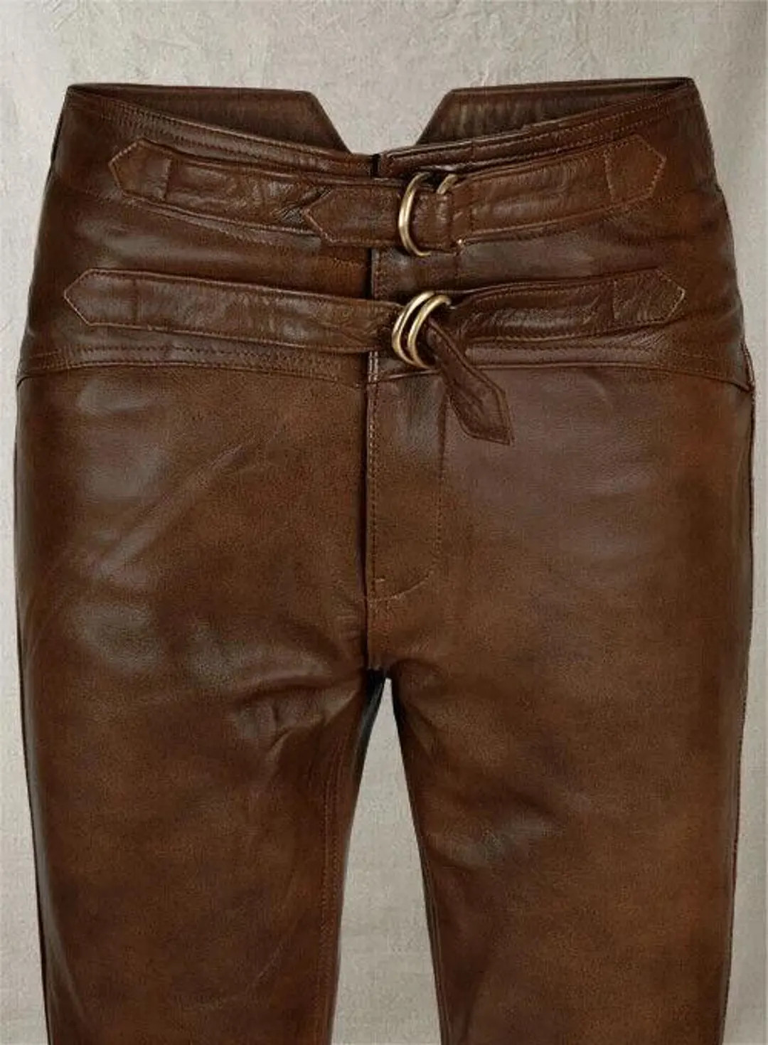 Men's Choco Brown Cowhide Leather Pants: Jim Morrison Style - Etsy | Etsy (US)