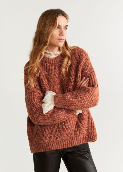 Chunky-knit sweater | MANGO (US)
