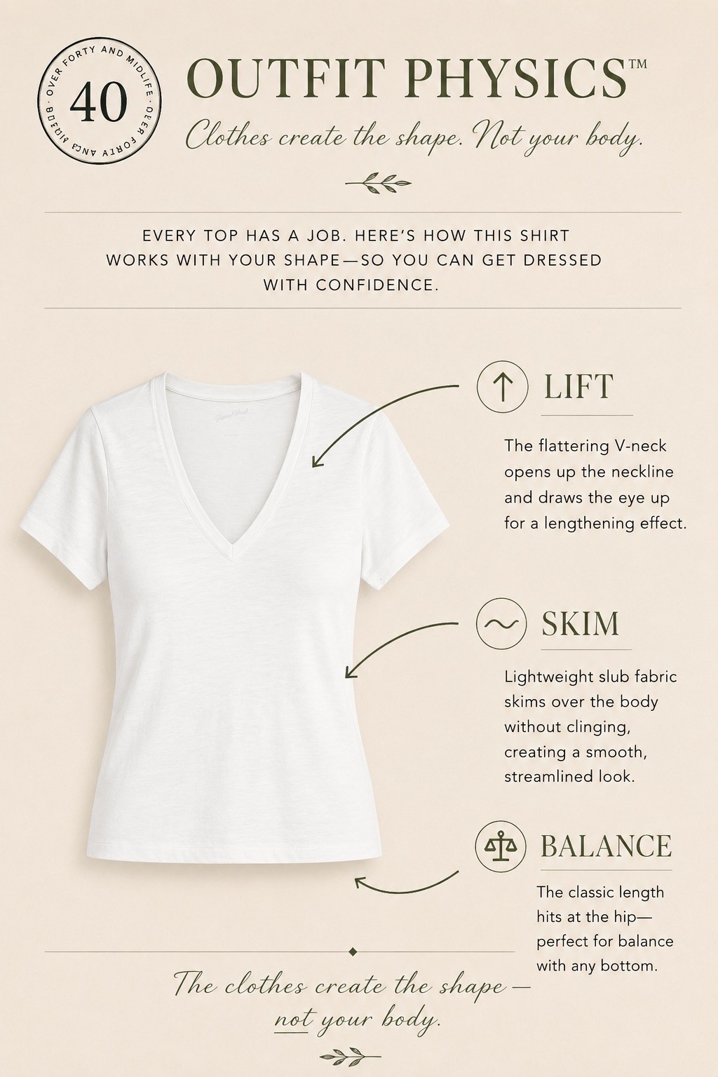 ✨Tap the bell, save and ❤️ for over 40 fashion, midlife style, midsize fashion and luxury looks for less. 

Outfit Physics for basic t shirts. My favorite white t shirts.

👑"Helping you look good, feel good!" - Lindsey Denver

#LTKstorytime

Comment SHOP below to receive a DM with the link to this post on my LTK ⬇ https://liketk.it/6c1gT trgtdealday2022 walmart_july2022 ltkstorytime