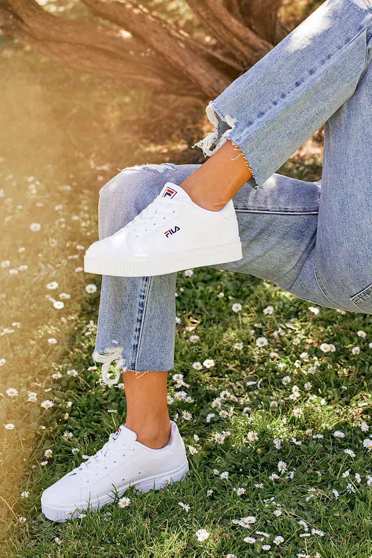 Panache White Multi Platform Sneakers | Lulus (US)