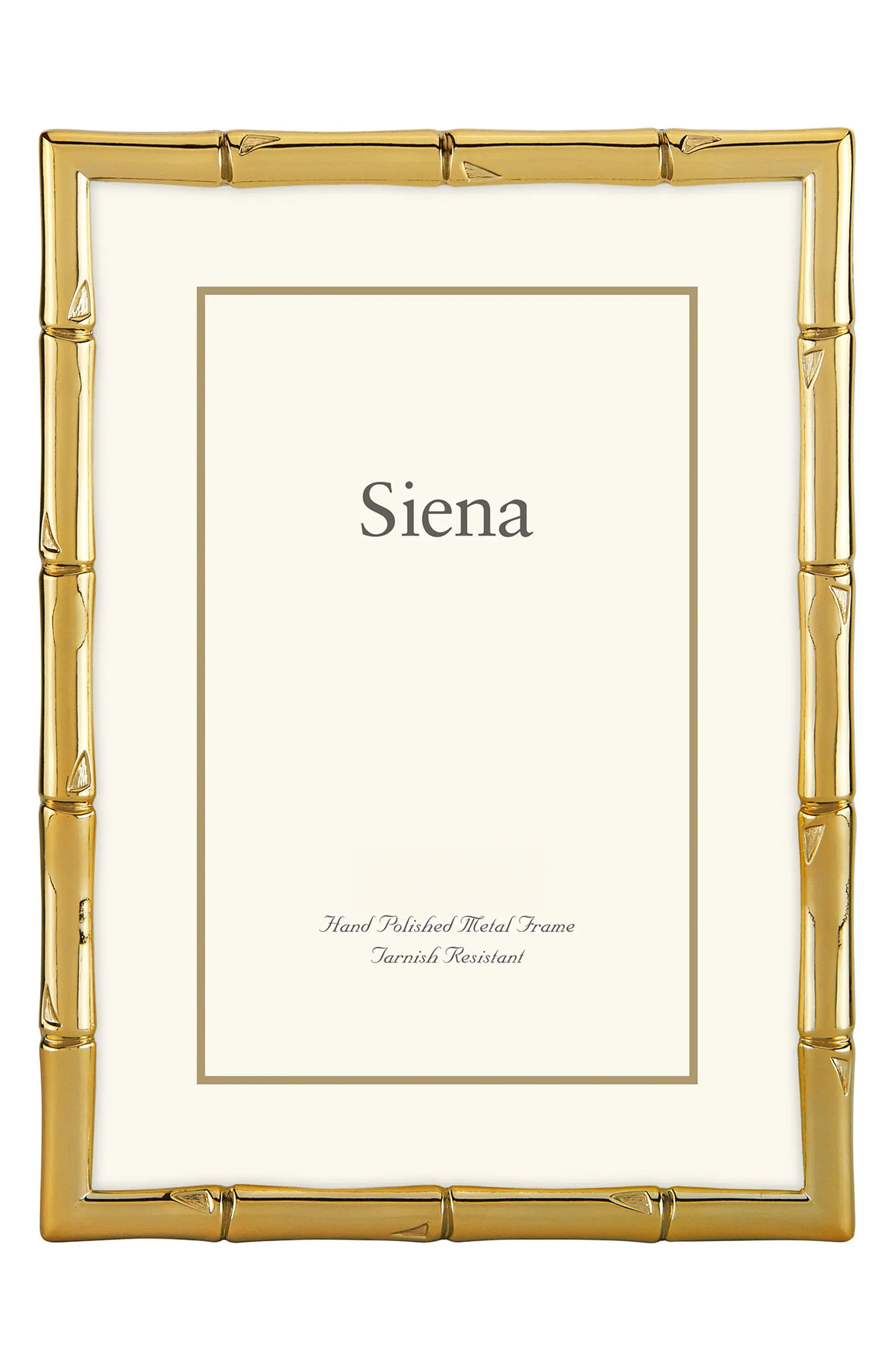 Goldtone Bamboo Design 4" x 6" Picture Frame | Nordstrom