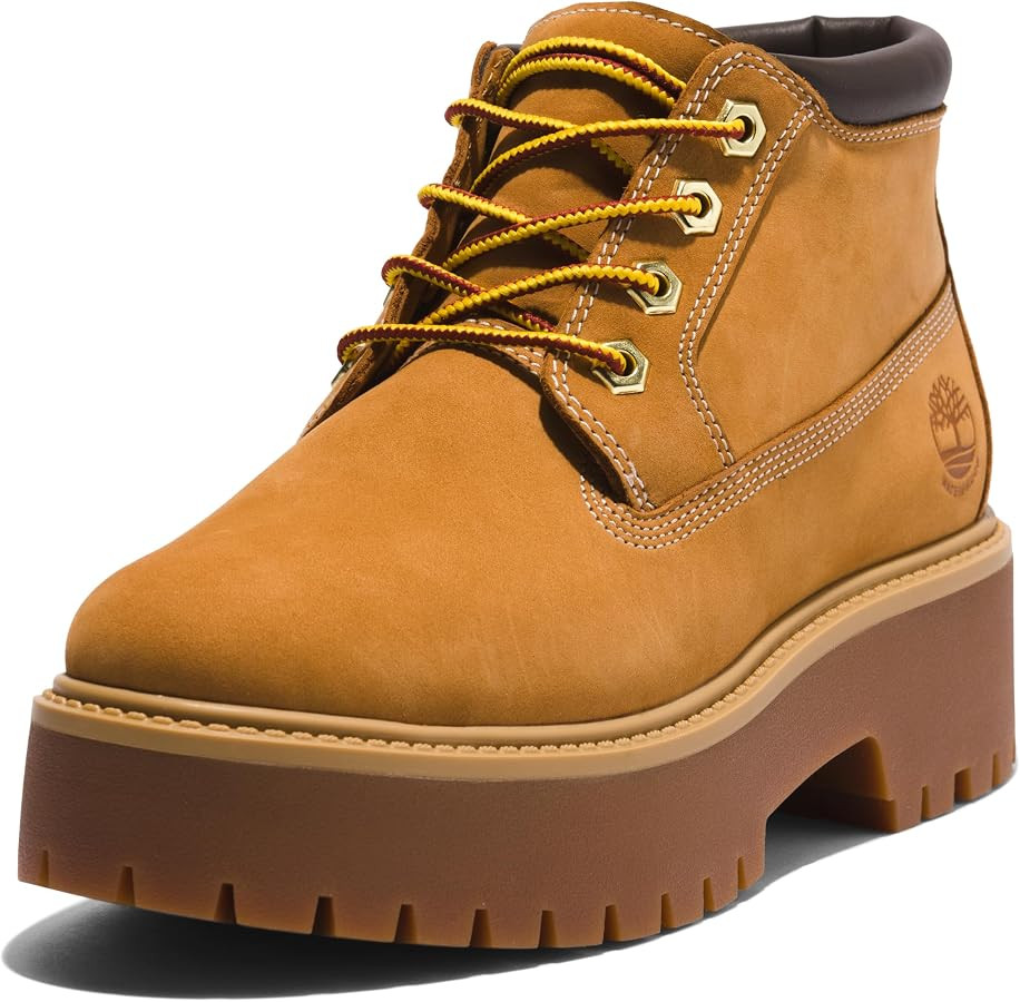 Timberland womens Stone Street Mid Lace Up Platform | Amazon (US)