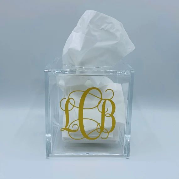 Personalized Acrylic Kleenex Box | Etsy | Etsy (US)