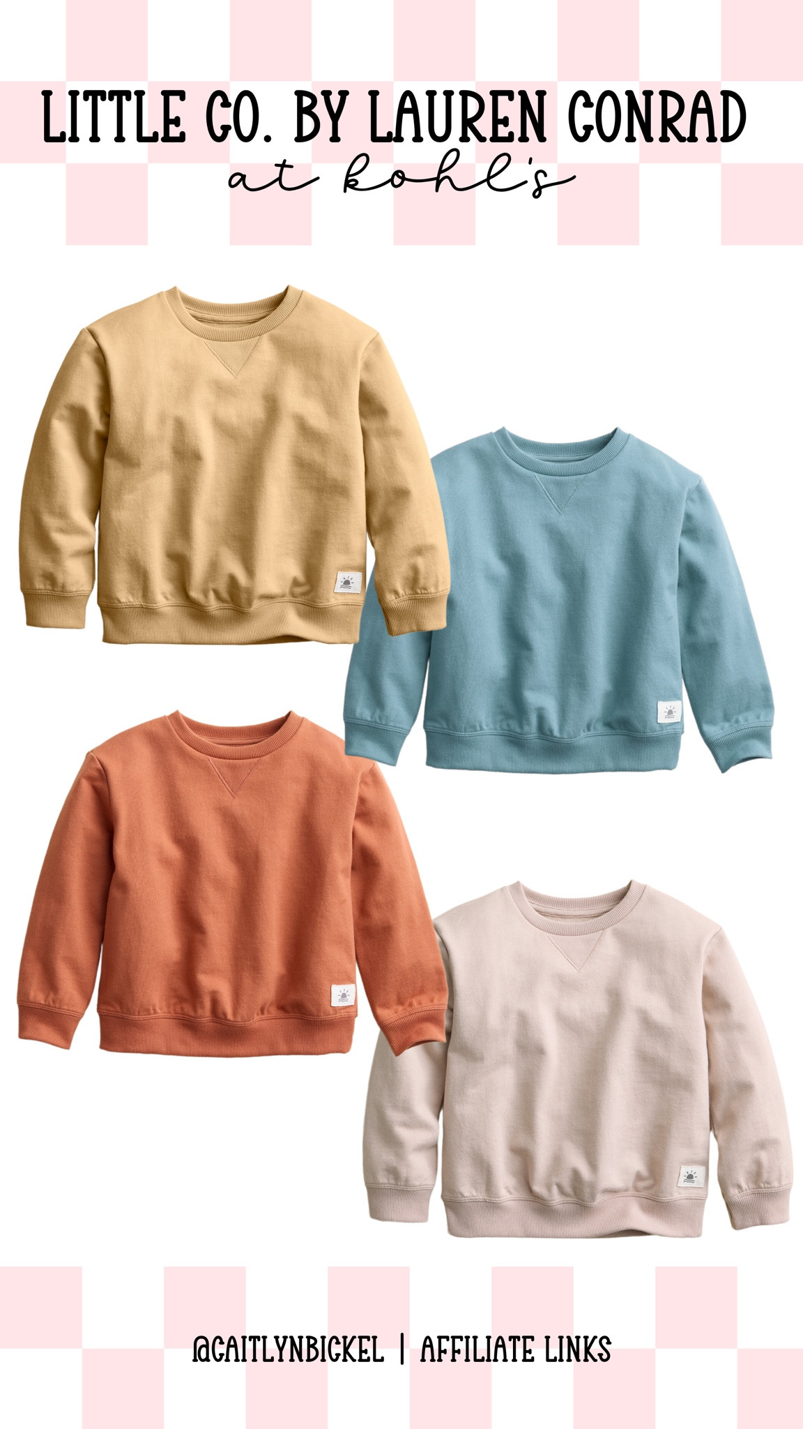 Little Co. by Lauren Conrad basic sweatshirts on sale! Baby to big kid!

#LTKBacktoSchool #LTKSeasonal #LTKKids