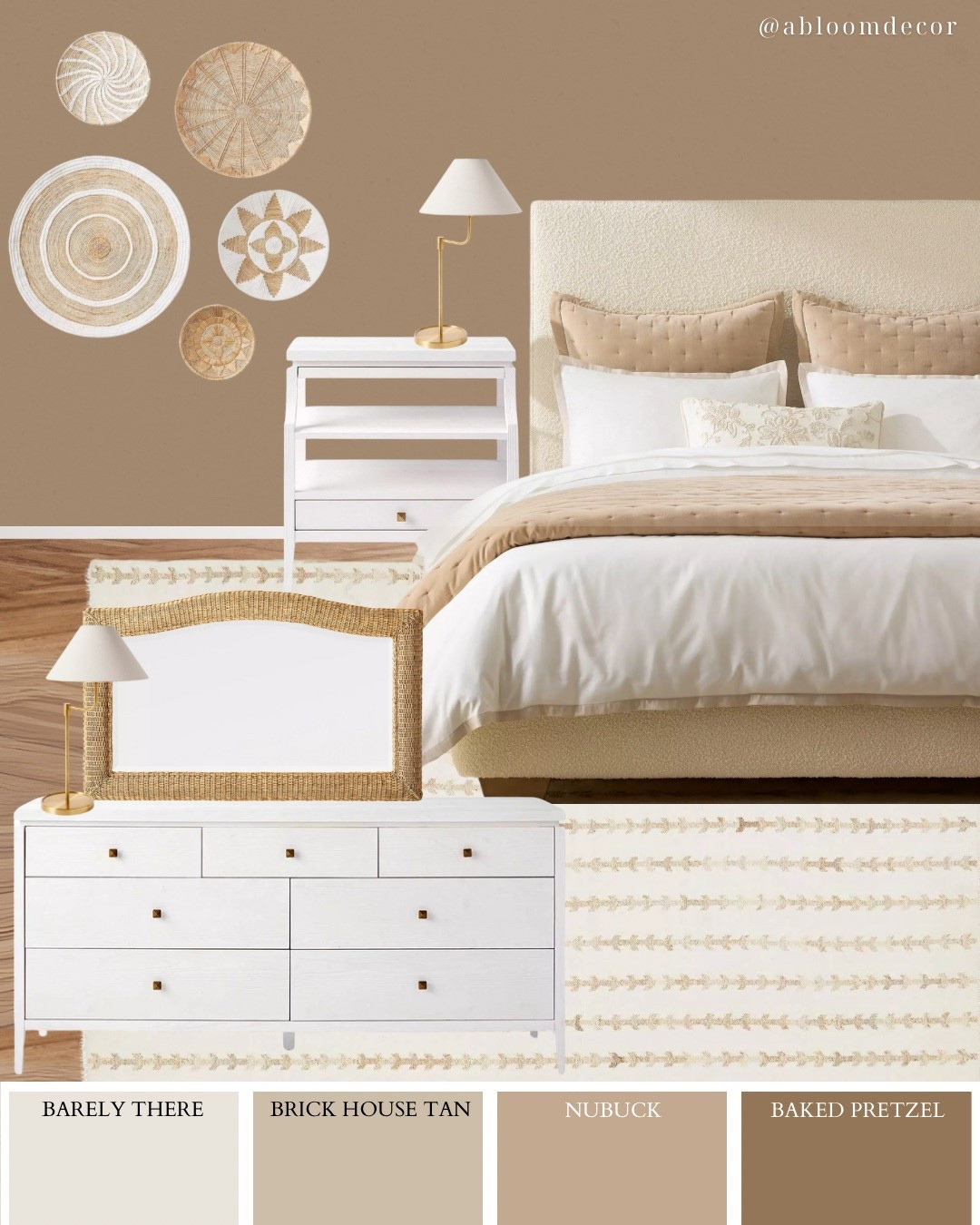 Calm Beige and White Cozy Bedroom Decor from Serena and Lily

#LTKHome
