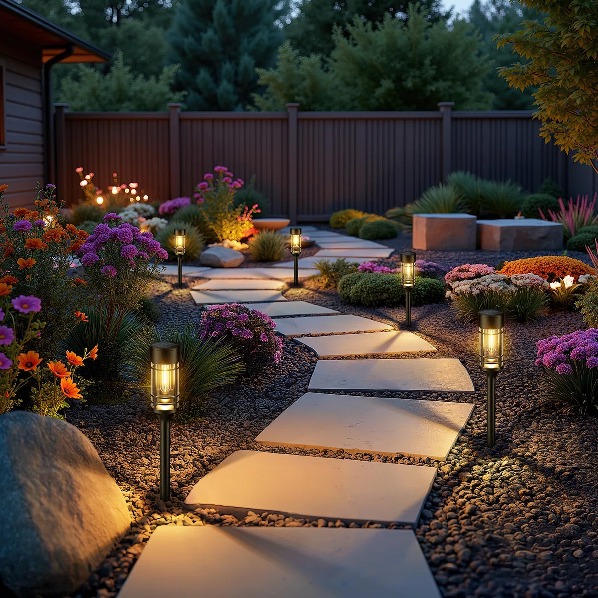 Solar Lights Outdoor Waterproof Ip65, Bright Solar Garden Lights Outdoor, Auto On/off Outdoor Sol... | Wayfair North America