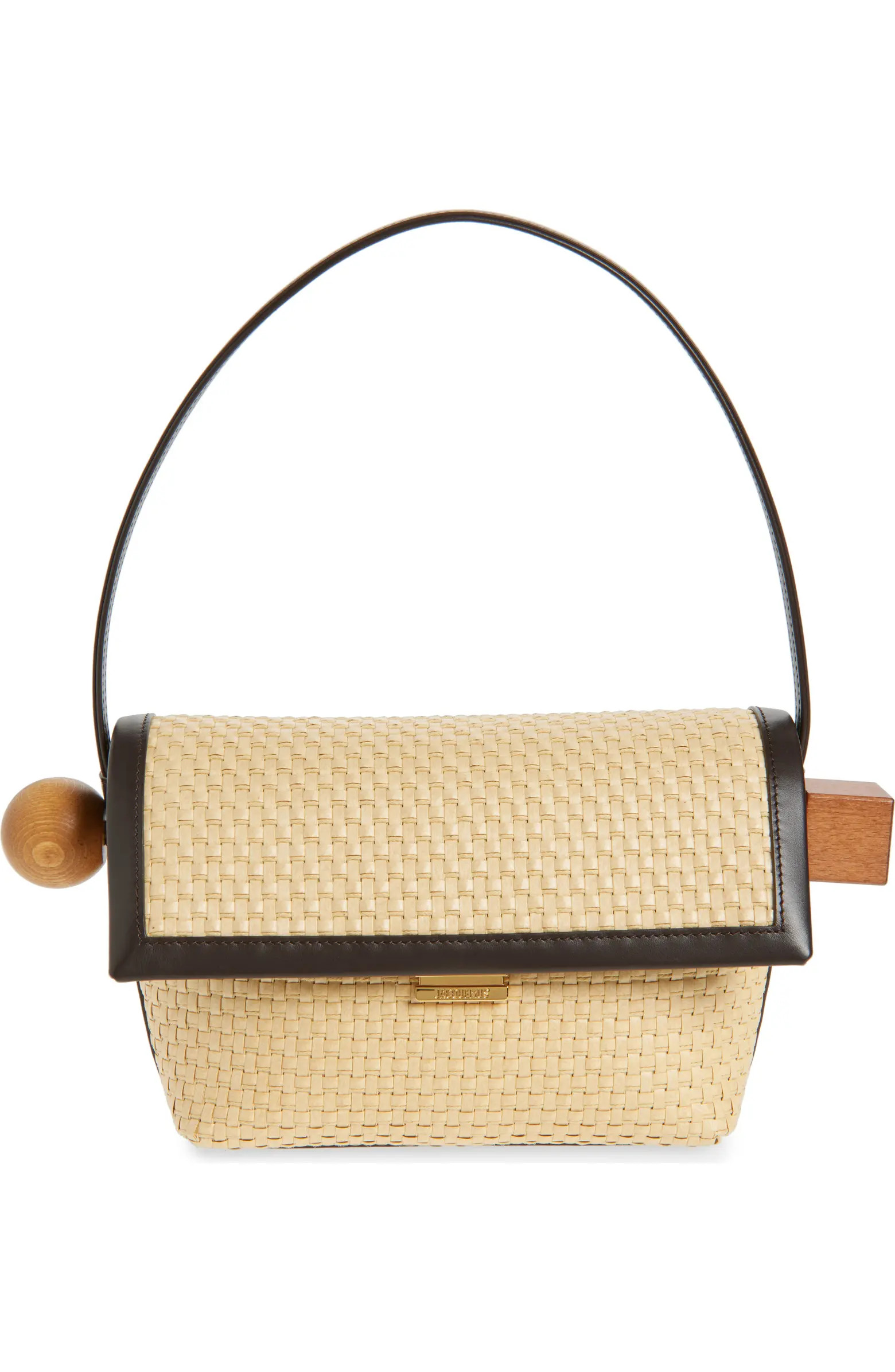 Jacquemus Le Rond Carré Woven Shoulder Bag | Nordstrom | Nordstrom