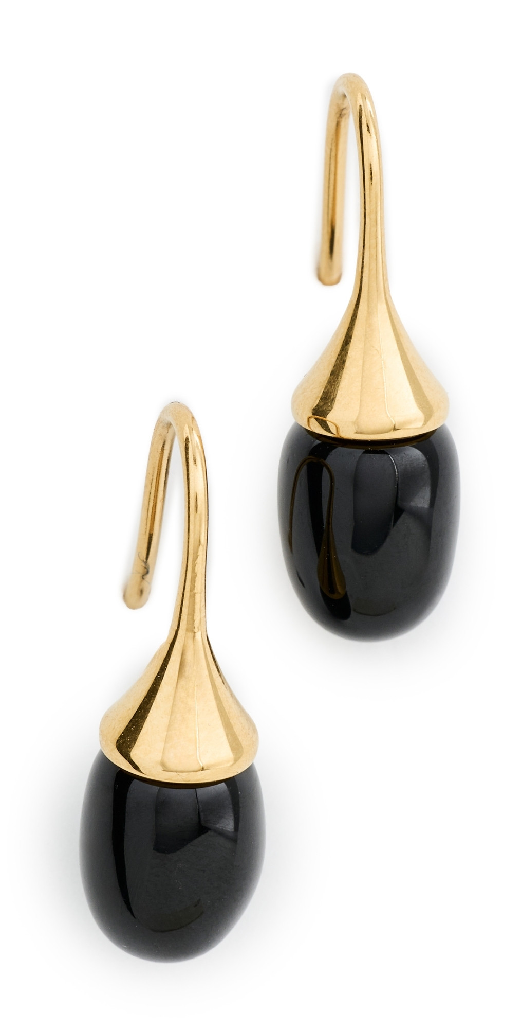 Heaven Mayhem Odette Earrings Black/Gold One Size | Shopbop