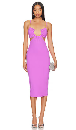 Cut Out Dress in Snapdragon | Revolve Clothing (Global)