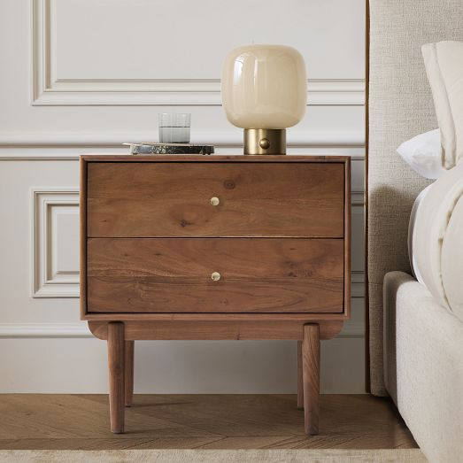 Keira Solid Wood Nightstand (25") | West Elm (US)