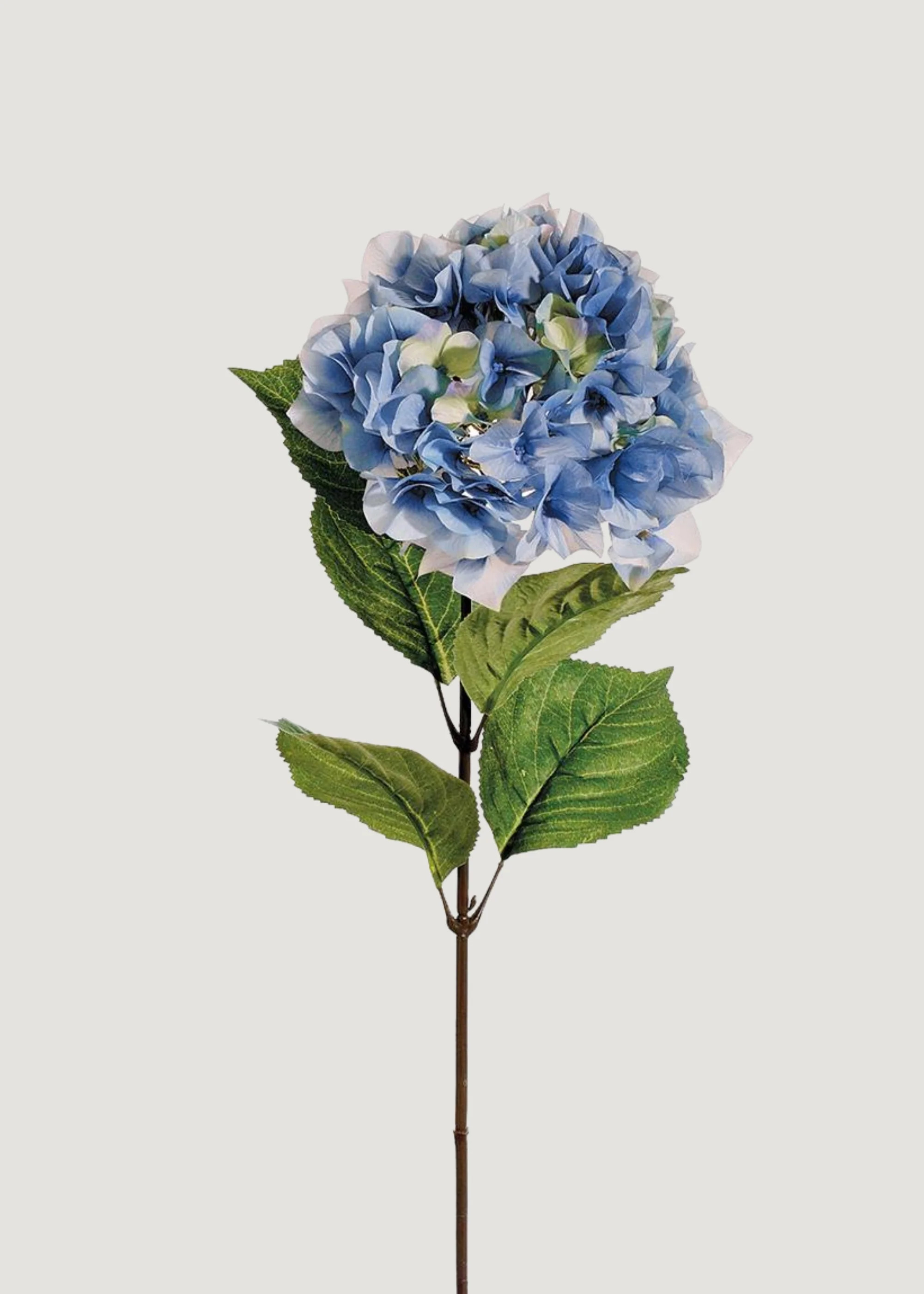 Blue and Green Fake Hydrangea | Premium Artificial Flowers at Afloral | Afloral