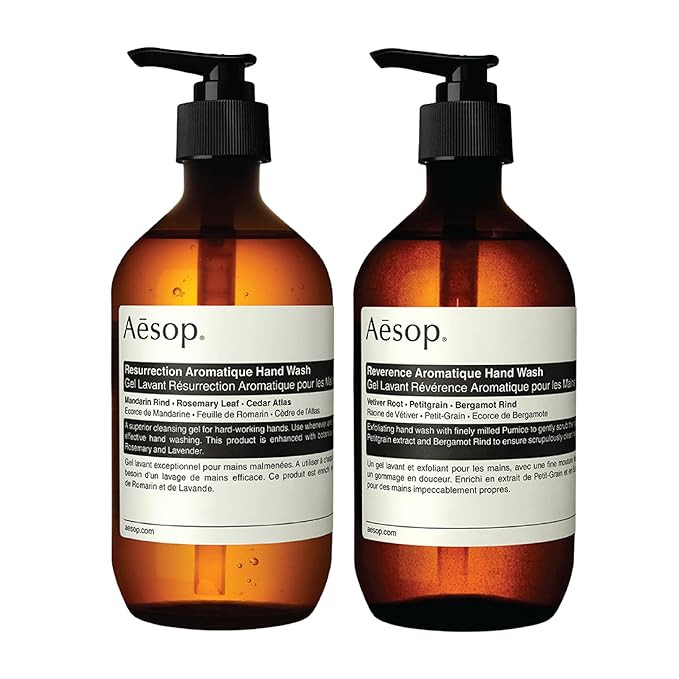 Aesop Reverence and Resurrection Aromatique Hand Wash Set | Gently Cleanses, Exfoliates, and Leav... | Amazon (US)