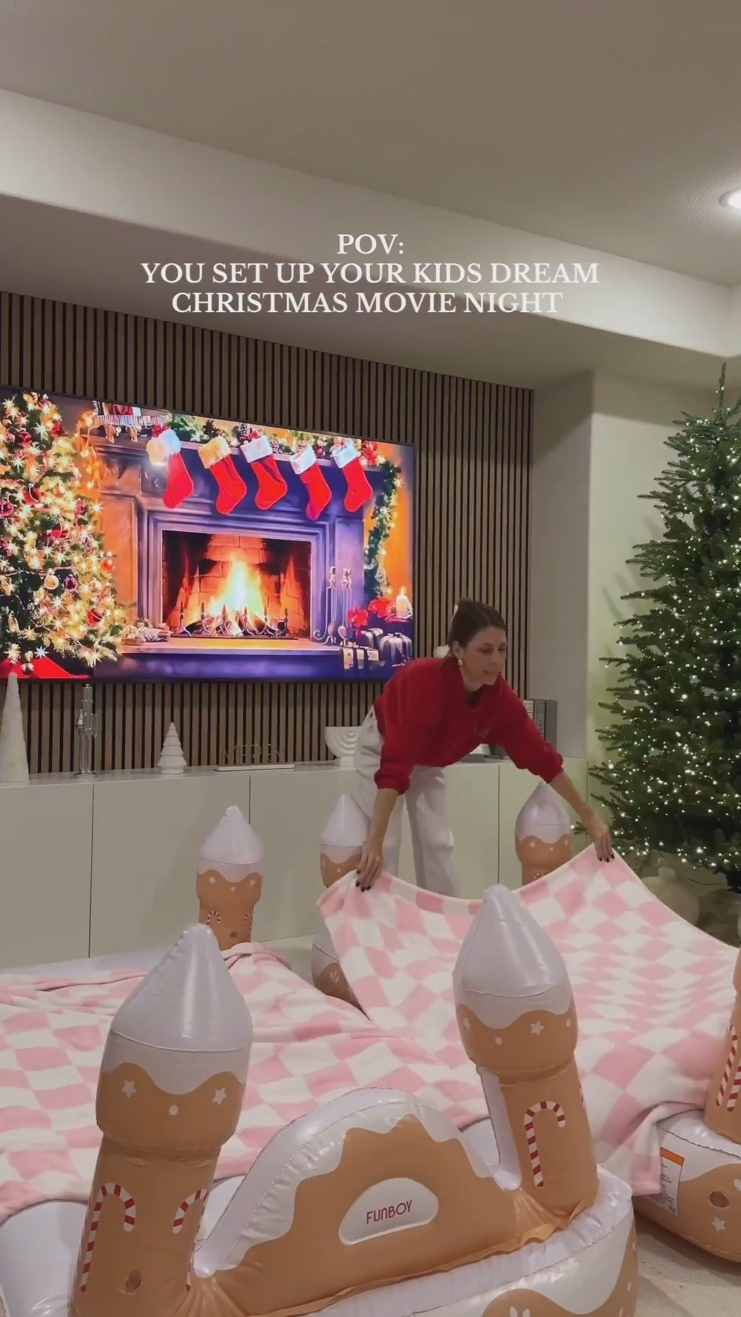 The cutest Christmas movie night for the girls 🥹🎄🍿🎥❤️ our pajamas are Amazon and the gingerbread blowup mattresses are funboy! Checkered blankets Amazon. LOVE that wooden and silicone tray for snacks and holding drinks!!

Use my code NATALIE20 for 20% off funboy!!!


#LTKKids #LTKCyberWeek #LTKHoliday