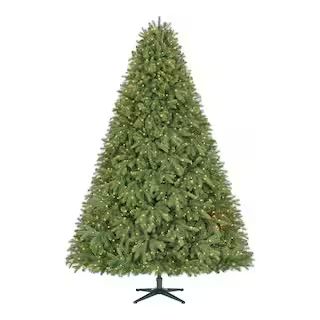 Home Accents Holiday 7.5 ft. Aldon Balsam Fir Pre-Lit LED Artificial Tree 23PG90062 - The Home De... | The Home Depot