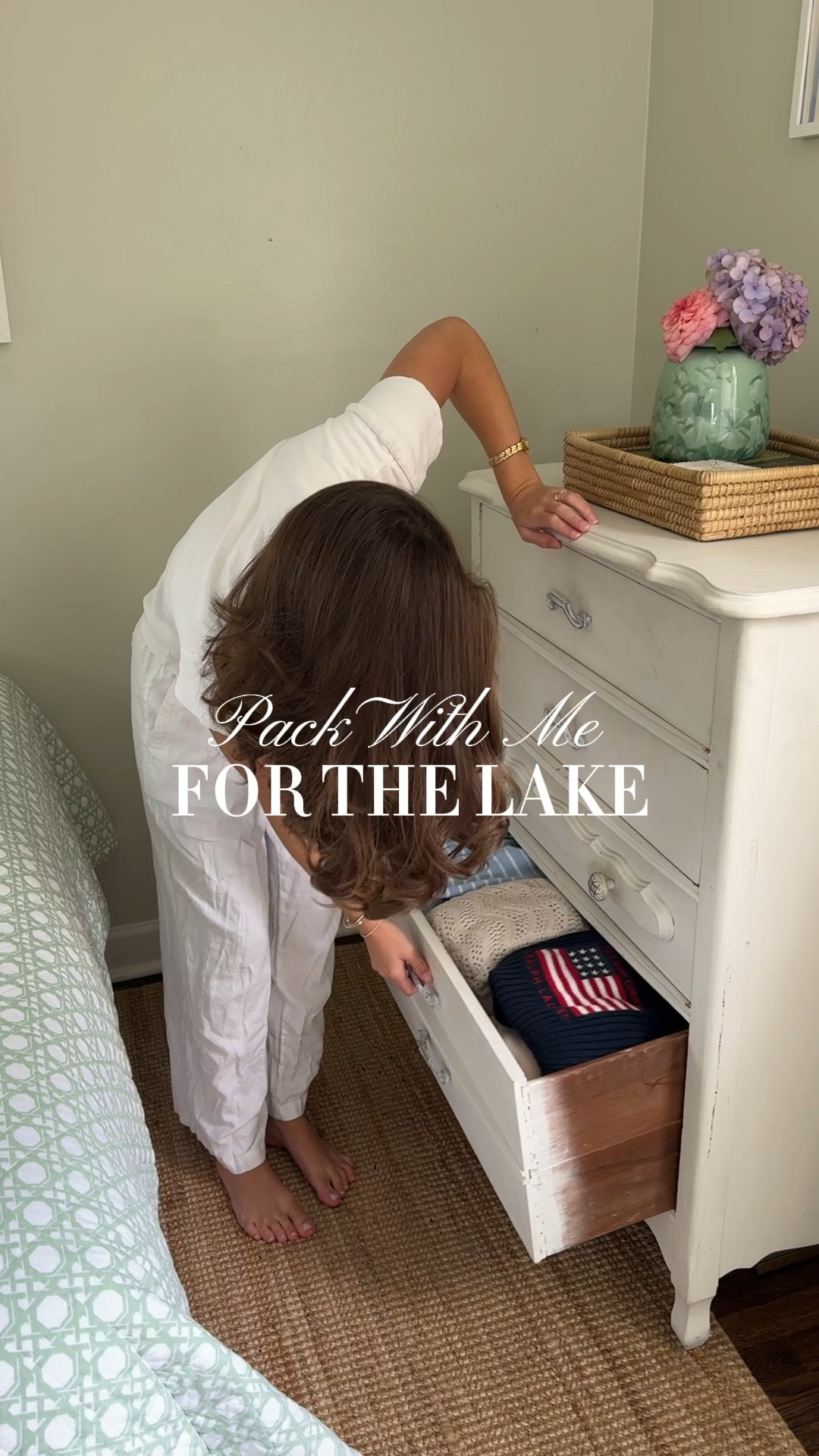 Pack with me for the lakehouse! The white maxi dress is darling loungewear & so are the white cotton pjs with the blue print on them & the blue dotted pjs. 

#LTKTravel #LTKSummerEdit #LTKStyleTip