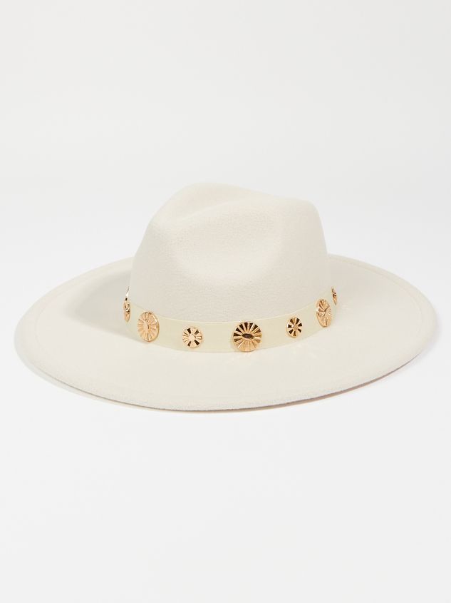 Gold Coin Hat in Ivory | Arula | Arula