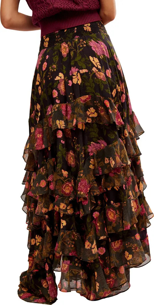 Free People Lolita Floral Ruffle Maxi Skirt | Nordstromrack | Nordstrom Rack