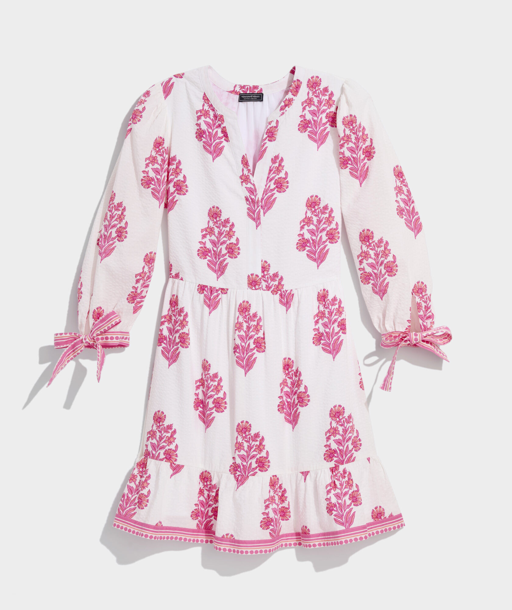 Tessa Tie-Sleeve Dress | vineyard vines