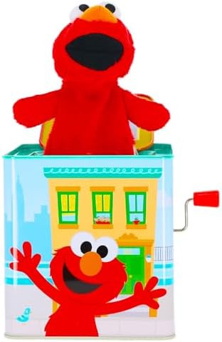 Kids Preferred Sesame Street Jack in the Box - Elmo Plush Toy for Toddlers 1-3, Developmental Toy | Amazon (US)