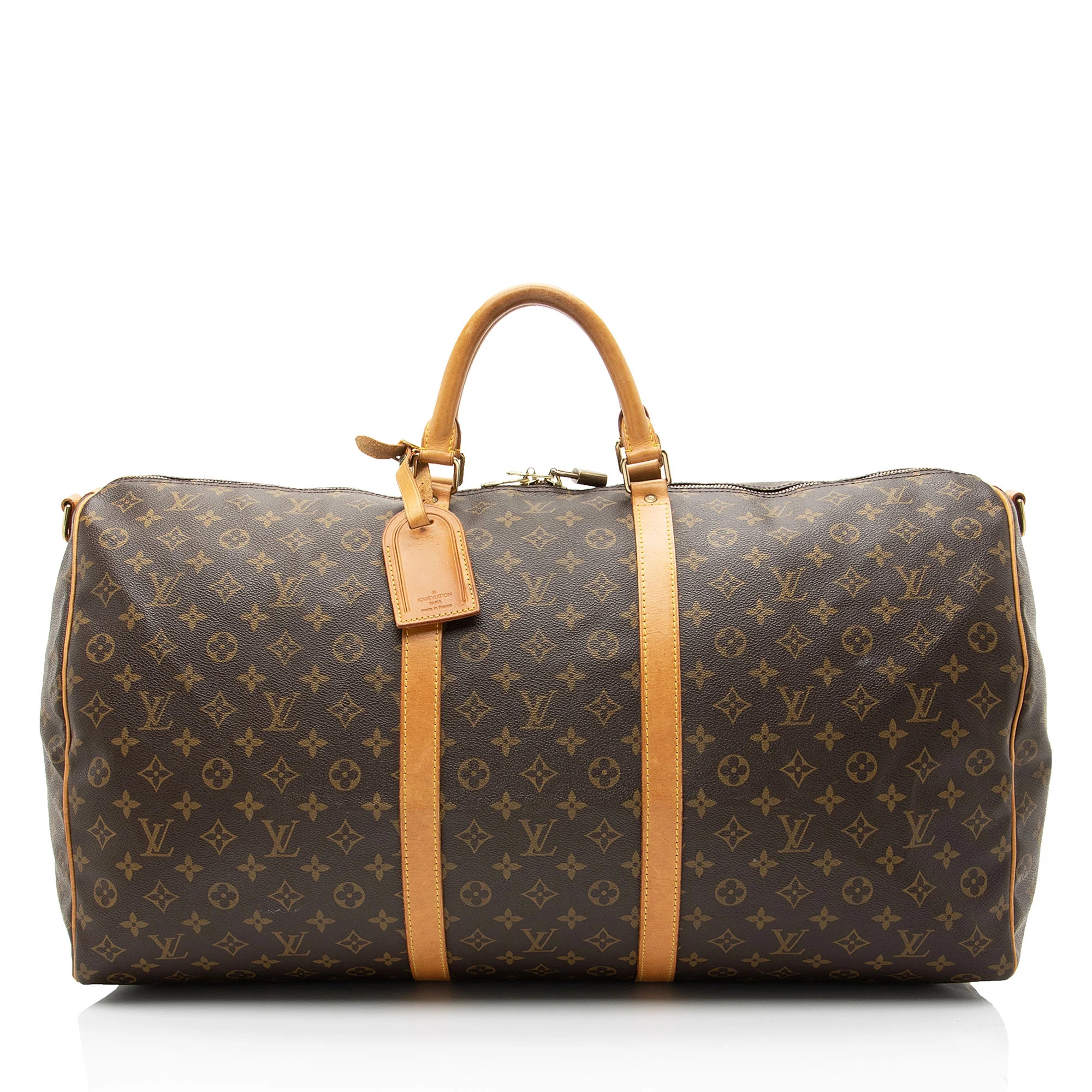 Pre-Owned Louis Vuitton Vintage Monogram Canvas Keepall Bandouliere 60 Duffle | Walmart (US)