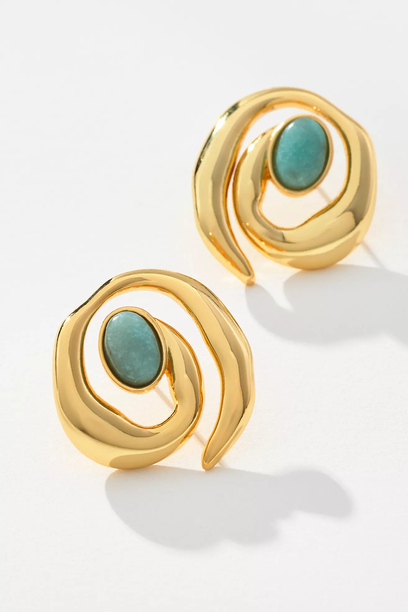 Mignonne Gavigan Vida Spiral Stud Earrings | Anthropologie (US)