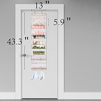 DAMAHOME Over Door Hanging Organizer - Closet Door Organizer 5 Large Pockets, Door Organizer Hang... | Amazon (US)