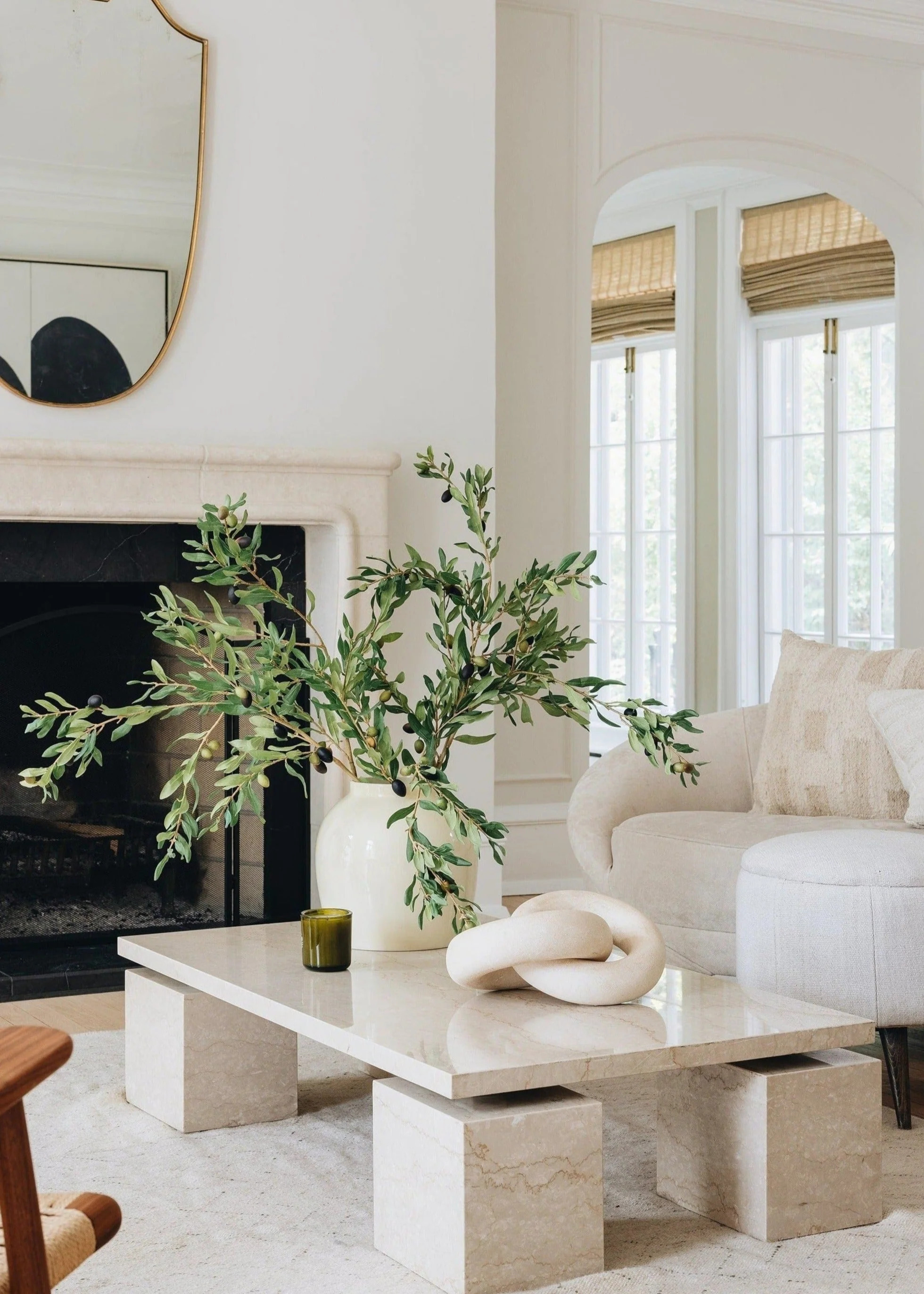 Oversized Marshmallow Ceramic Vase | Large Vases at Afloral.com | Afloral