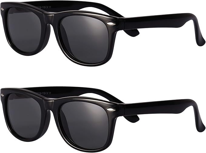 Kids Sunglasses Rubber Polarized Sunglasses for Kids, 100% UV Protection Sunglasses | Amazon (US)