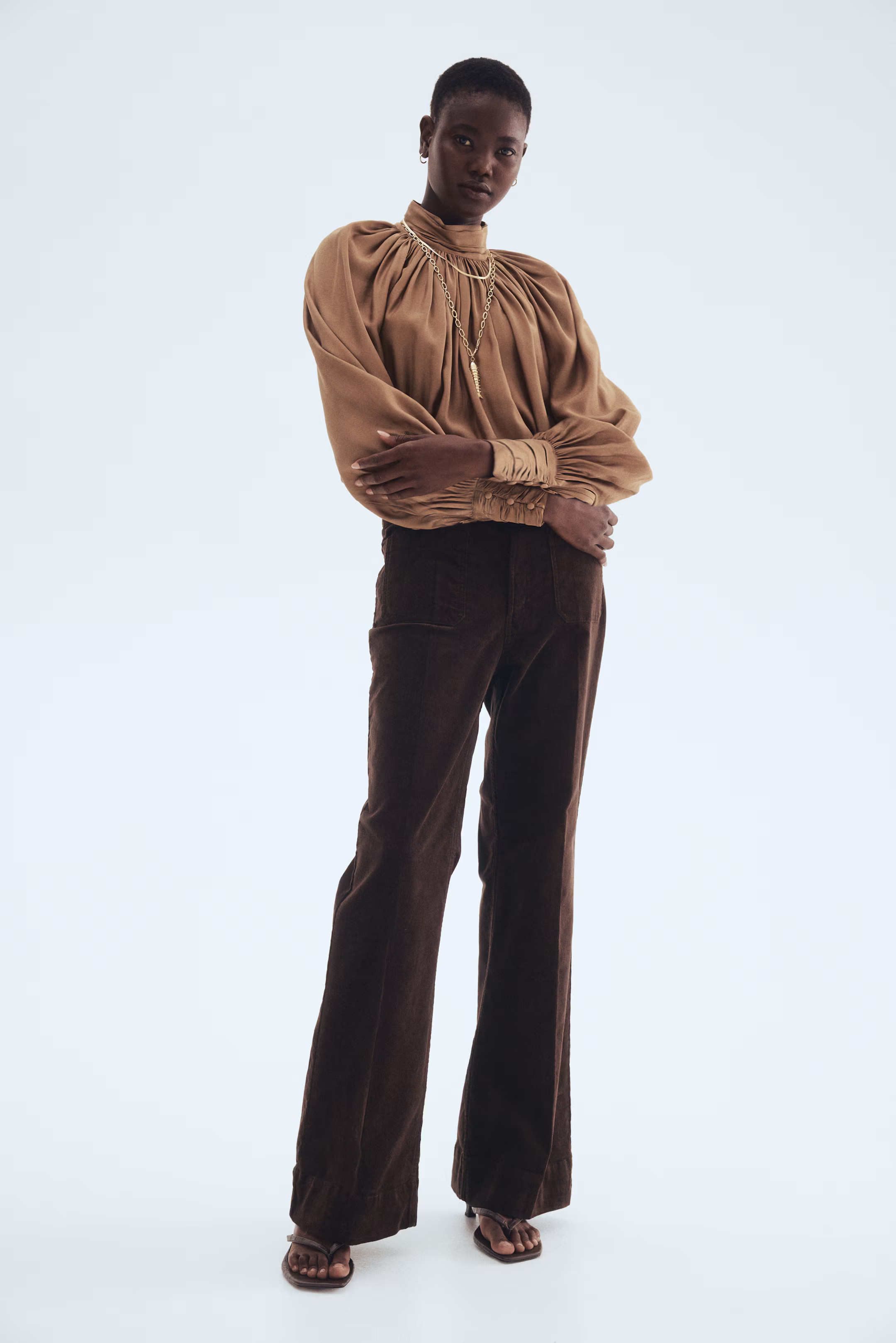 Drapierte Bluse | H&M (DE, AT, CH, NL, FI)