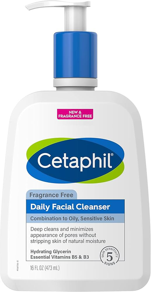 Face Wash by CETAPHIL, Daily Facial Cleanser for Sensitive, Combination to Oily Skin, NEW 16 oz, ... | Amazon (US)