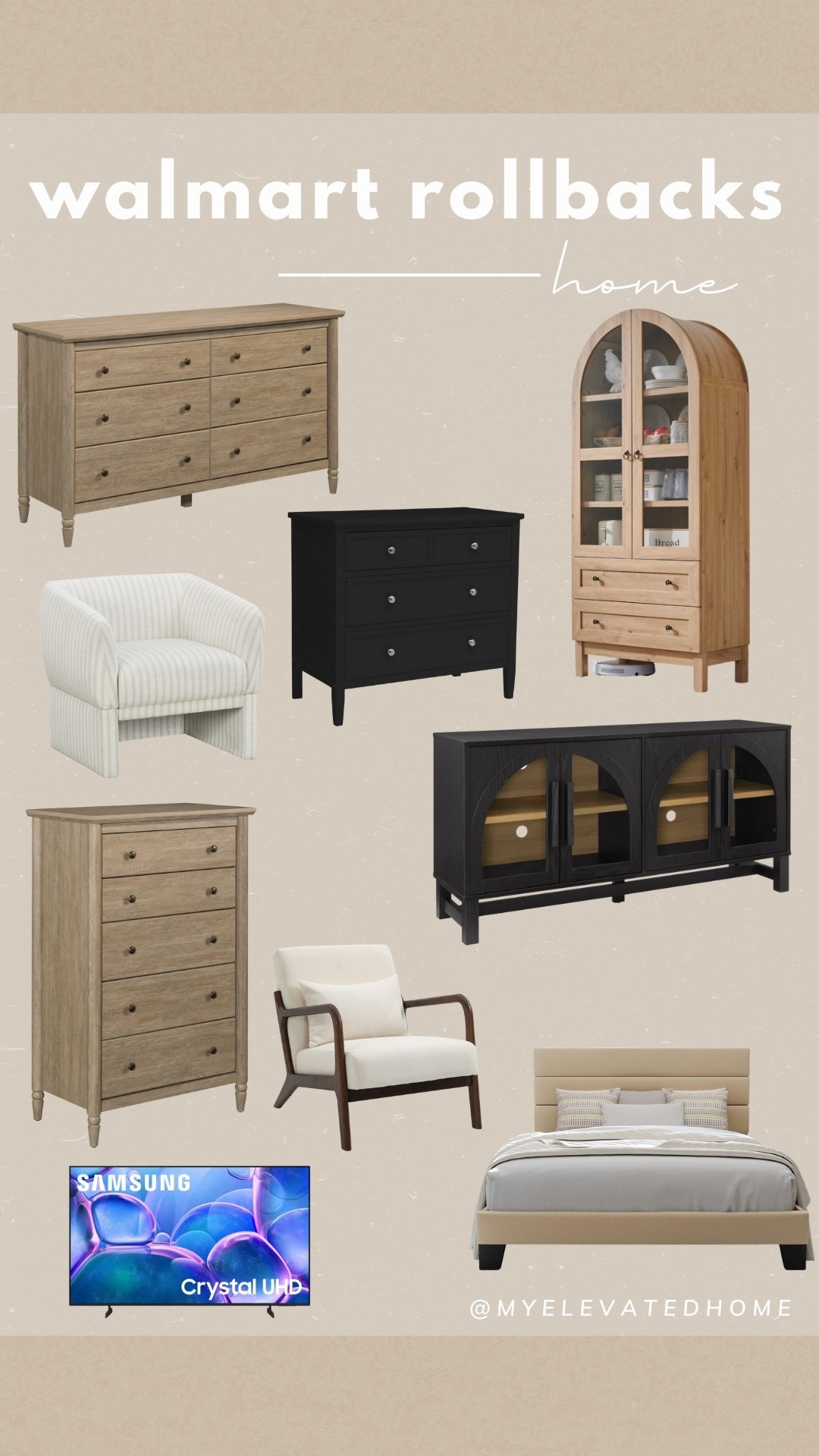 Walmart rollback prices are the best! I have a lot of these items in my home! I just ordered 2 more of the 50” Samsung TVs for my other guest rooms! 

#LTKHome